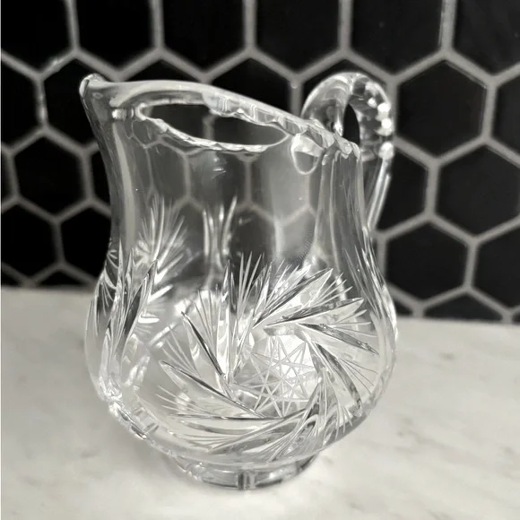 Pinwheel Crystal Mini Pitcher - Picture 2 of 8